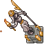 lit protectress lamp