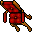 red cushioned chair