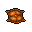 small orange pillow