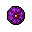 round purple pillow
