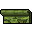 rolled-up verdant carpet