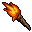 lit torch