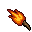 lit torch