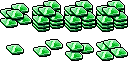 green glass plate
