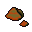orange fireworks powder