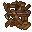 wooden trash