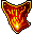fiery rainbow shield