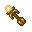 lit small lamp